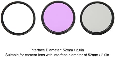 Entatial Objektiv filtere, UV CPL Objektiv Filter Set Vodootporne Aluminijuma Okvir za Digitalnu Kameru(52mm(1485))