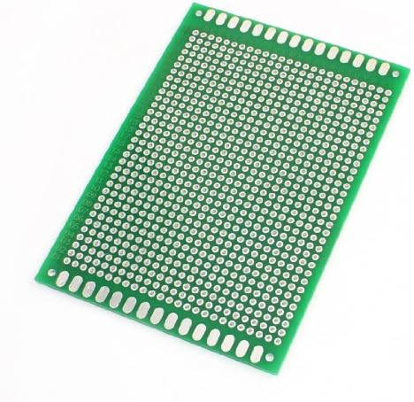 Aexit Prototipova Zelene Osigurače Dvojno Strani Univerzalni PCB Odbor PCB Osigurače Stripboard 7x10cm