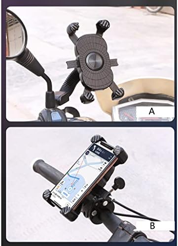 CHDFGYY Motor Telefon Mount Prilagodljiva Bicikl Telefon Držač Anti-Šejk Telefon, ustanite za 4.5-7 cm,