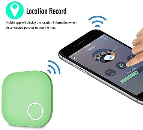 QQO GPS Lokator, Ključ za Pronalaženje Praćenje Novčanik Ključ Torbu Psa Tragač Lokator Alarm Bluetooth